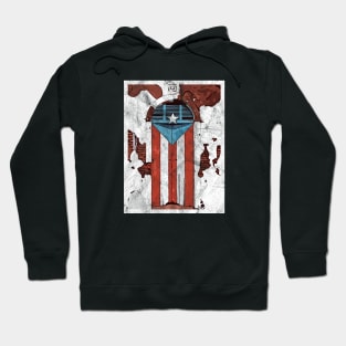 Puerto Rican Flag Door San Juan Puerto Rico Hoodie